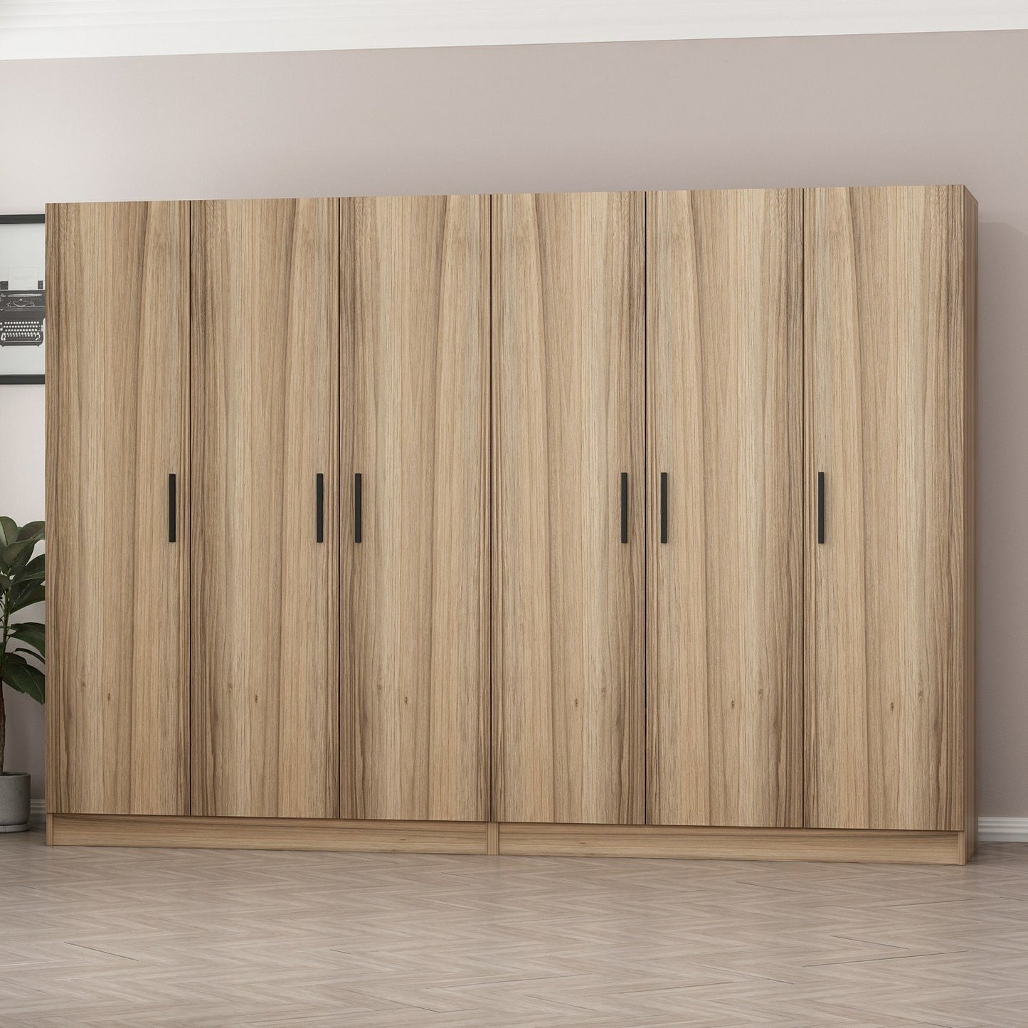 Ντουλάπα 270x210x52 εκ Dore 506MNR2751