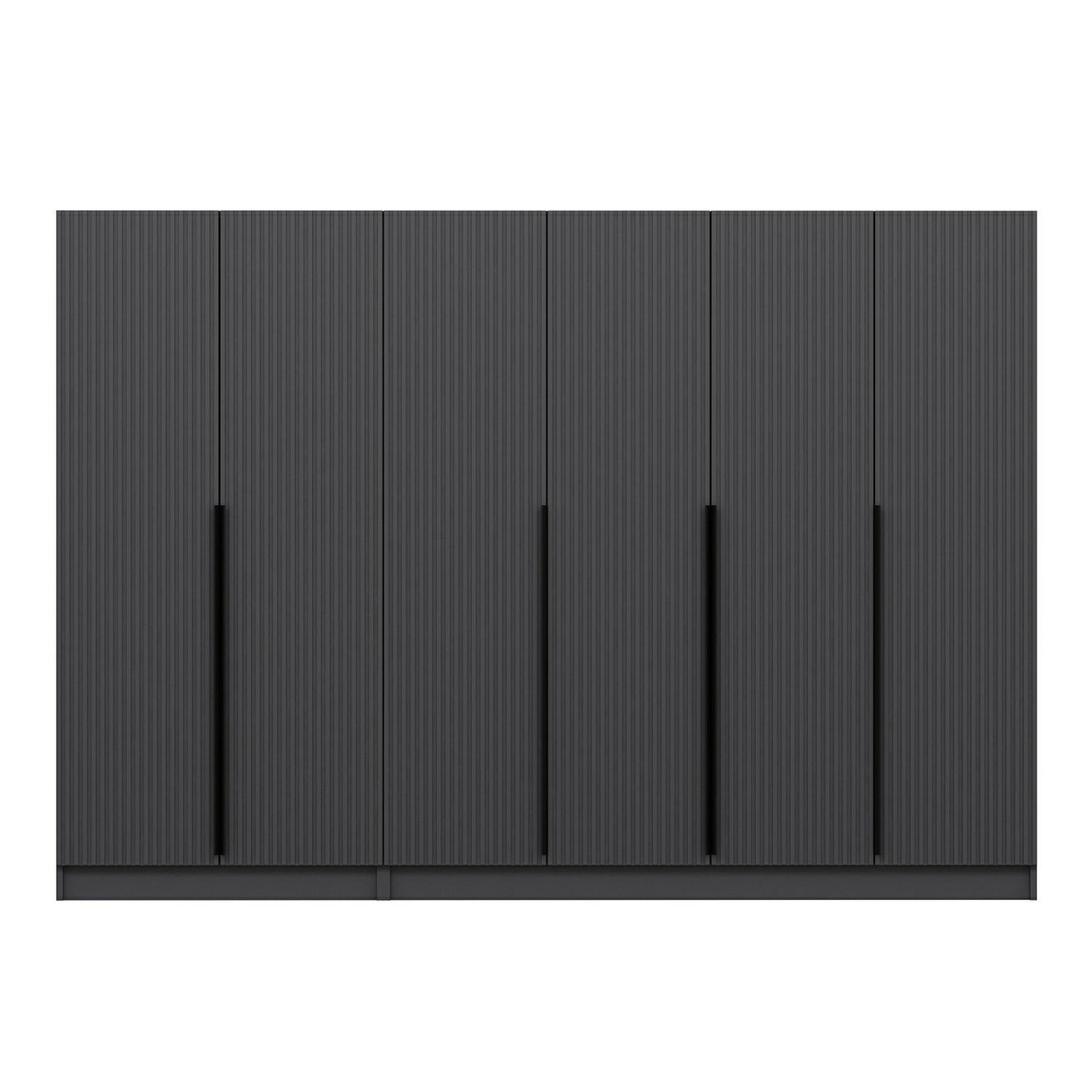 Ντουλάπα 270x210x52 εκ Ανθρακί 506MNR2758