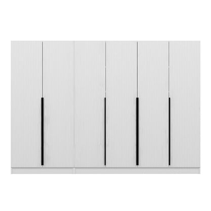 Ντουλάπα 270x210x52 εκ Λευκό 506MNR2759