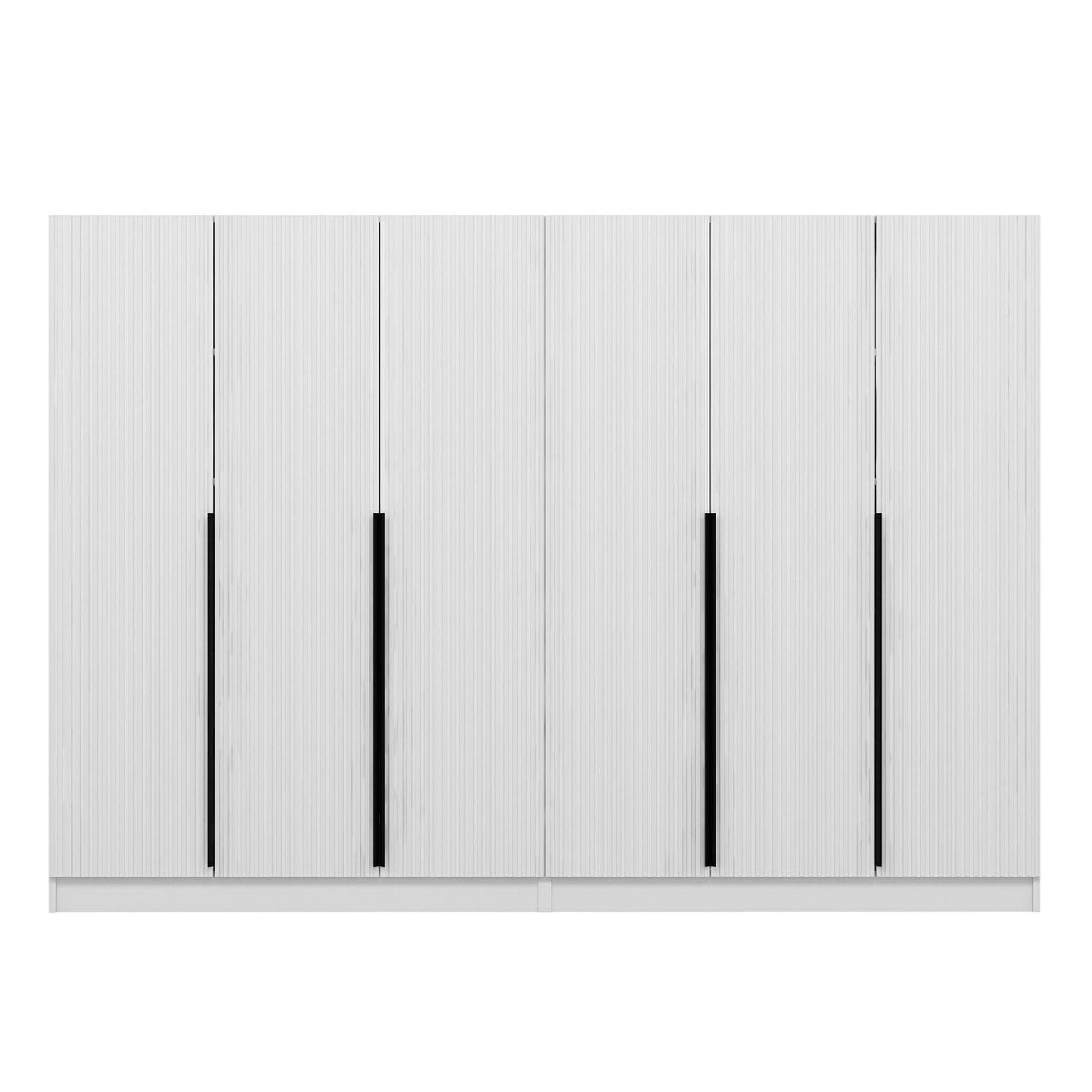 Ντουλάπα 270x210x52 εκ Λευκό 506MNR2760