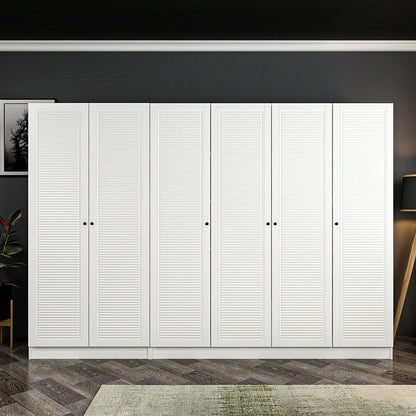 Ντουλάπα 270x210x52 εκ Λευκό 506MNR2766