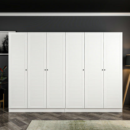 Ντουλάπα 270x210x52 εκ Λευκό 506MNR2768