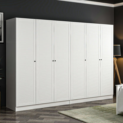 Ντουλάπα 270x210x52 εκ Λευκό 506MNR2768