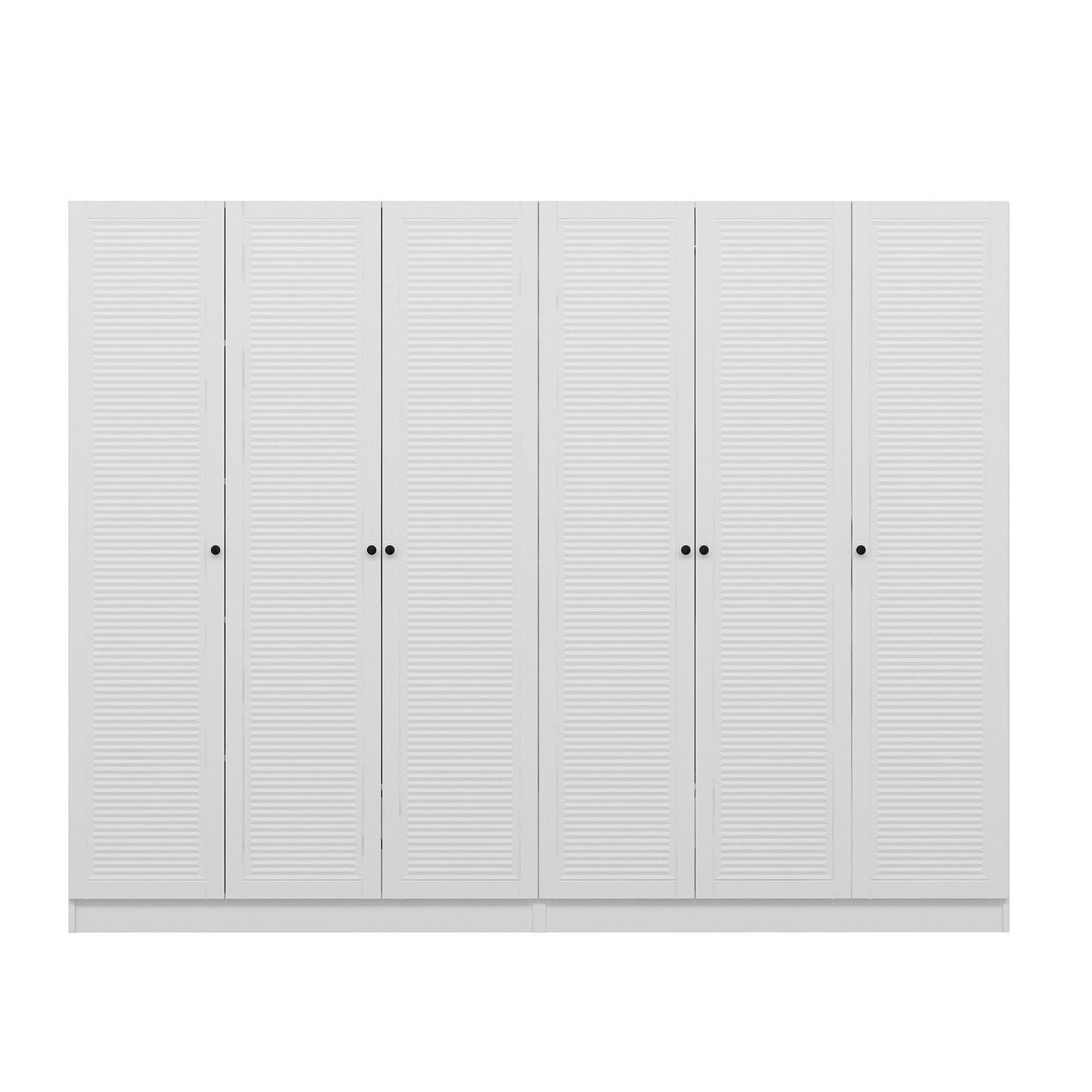 Ντουλάπα 270x210x52 εκ Λευκό 506MNR2768
