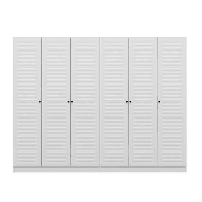 Ντουλάπα 270x210x52 εκ Λευκό 506MNR2768
