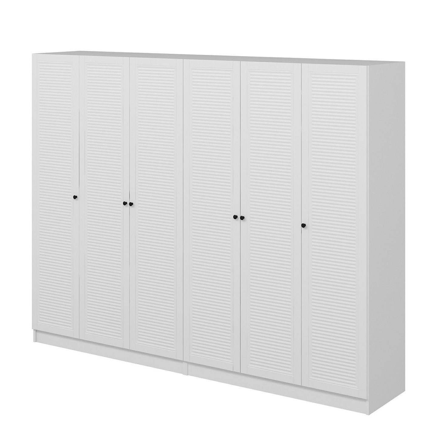 Ντουλάπα 270x210x52 εκ Λευκό 506MNR2768