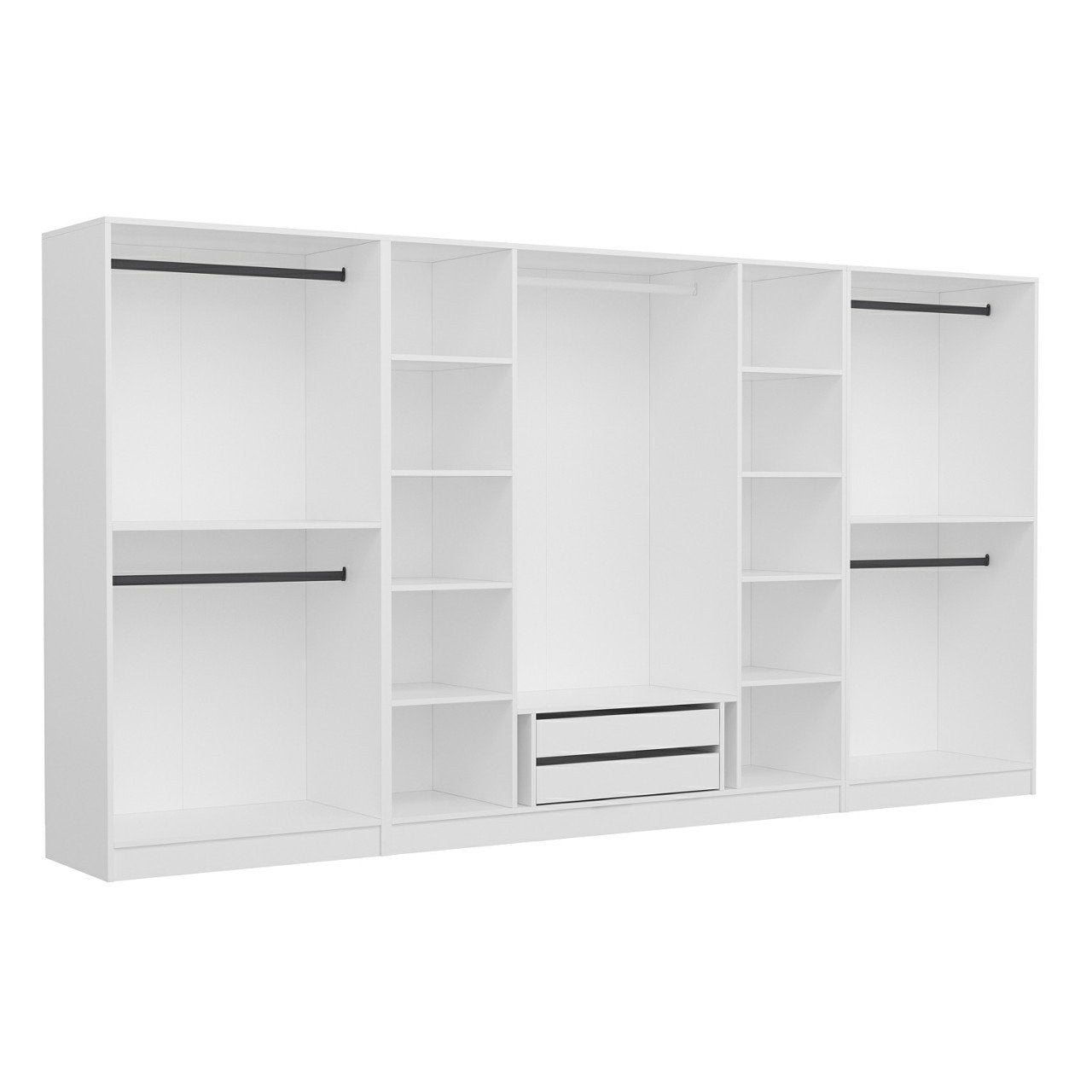 Ντουλάπα 360x190x52 εκ Λευκό 506MNR2771
