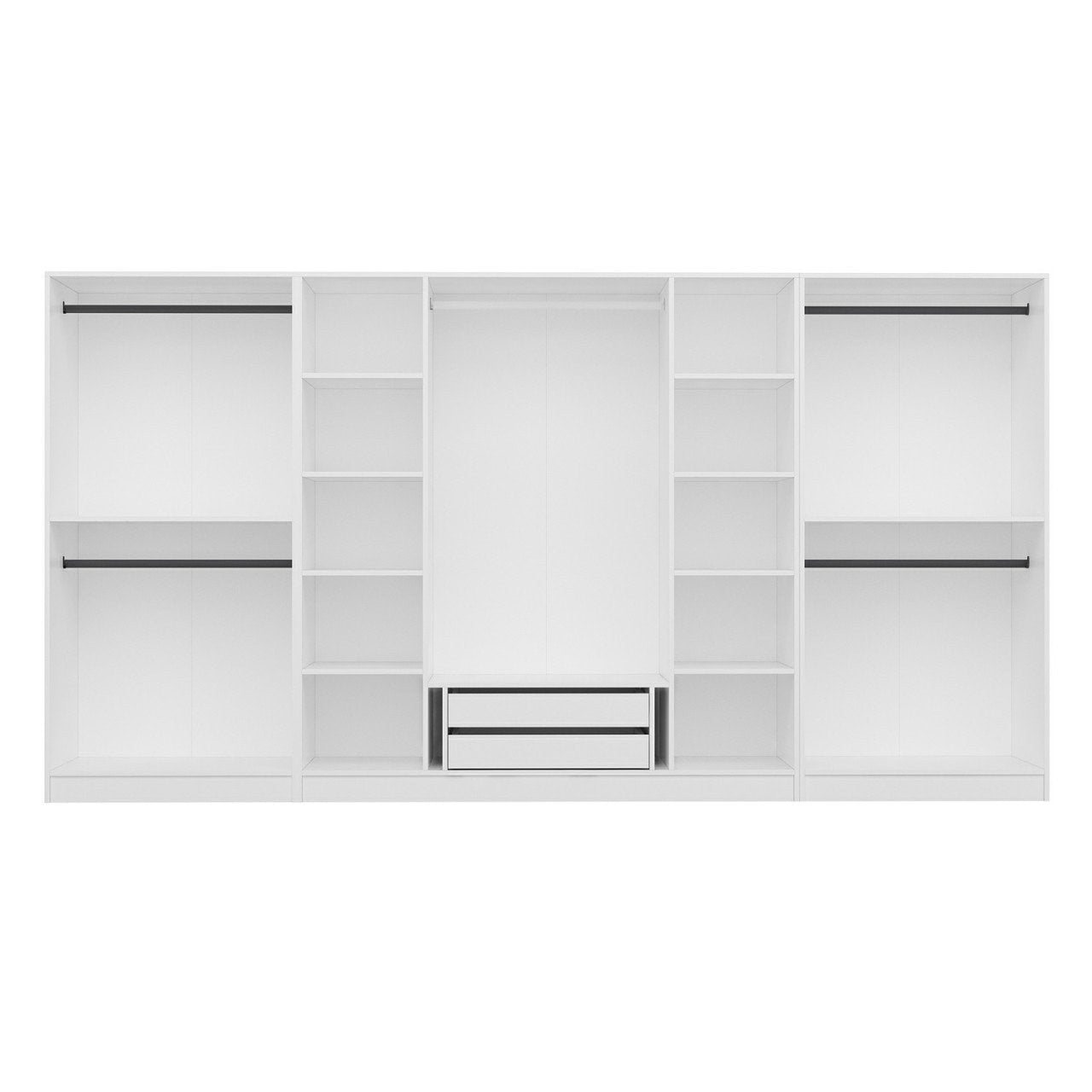Ντουλάπα 360x190x52 εκ Λευκό 506MNR2771