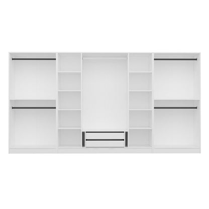 Ντουλάπα 360x190x52 εκ Λευκό 506MNR2771