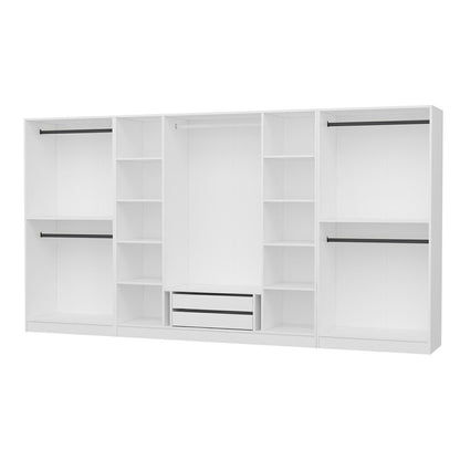 Ντουλάπα 360x210x52 εκ Λευκό 506MNR2772