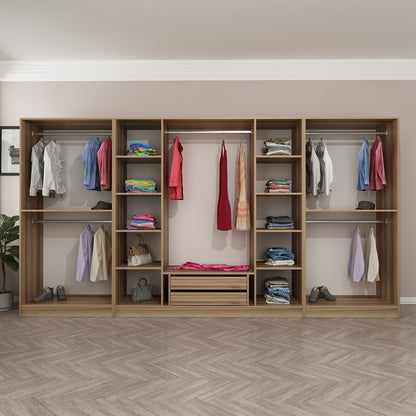 Ντουλάπα 360x210x52 εκ Dore 506MNR2778