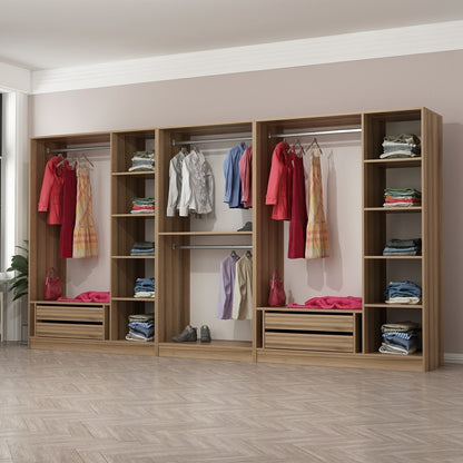 Ντουλάπα 360x190x52 εκ Dore 506MNR2779