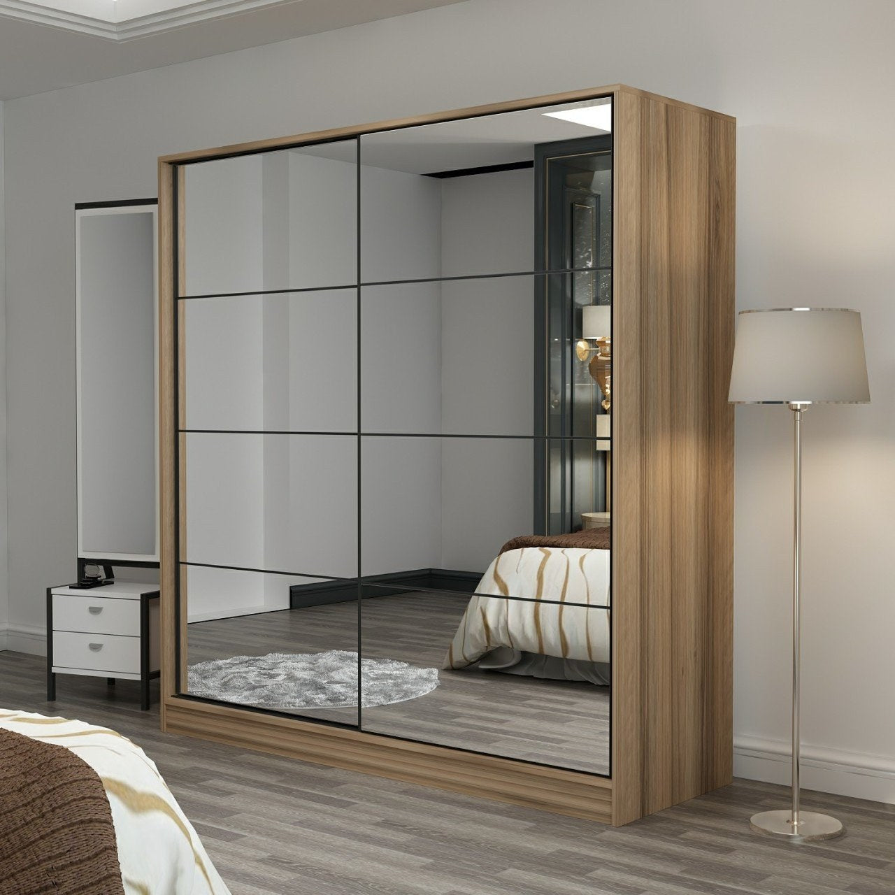 Ντουλάπα 180x190x52 εκ Dore 506MNR2783