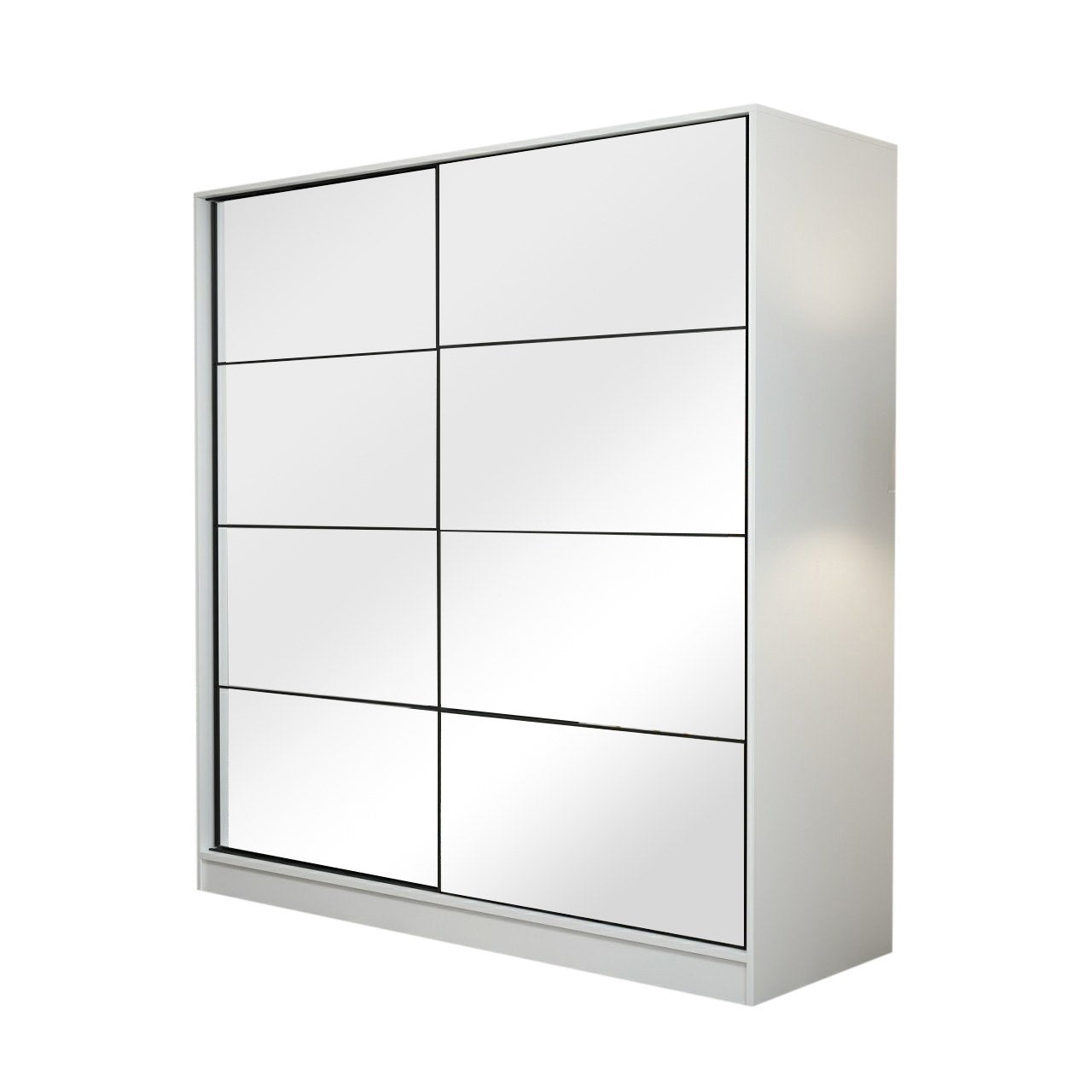 Ντουλάπα 220x210x60 εκ Λευκό 506MNR2785