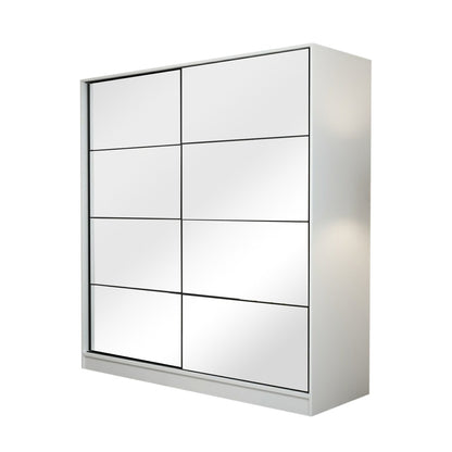 Ντουλάπα 220x210x60 εκ Λευκό 506MNR2785