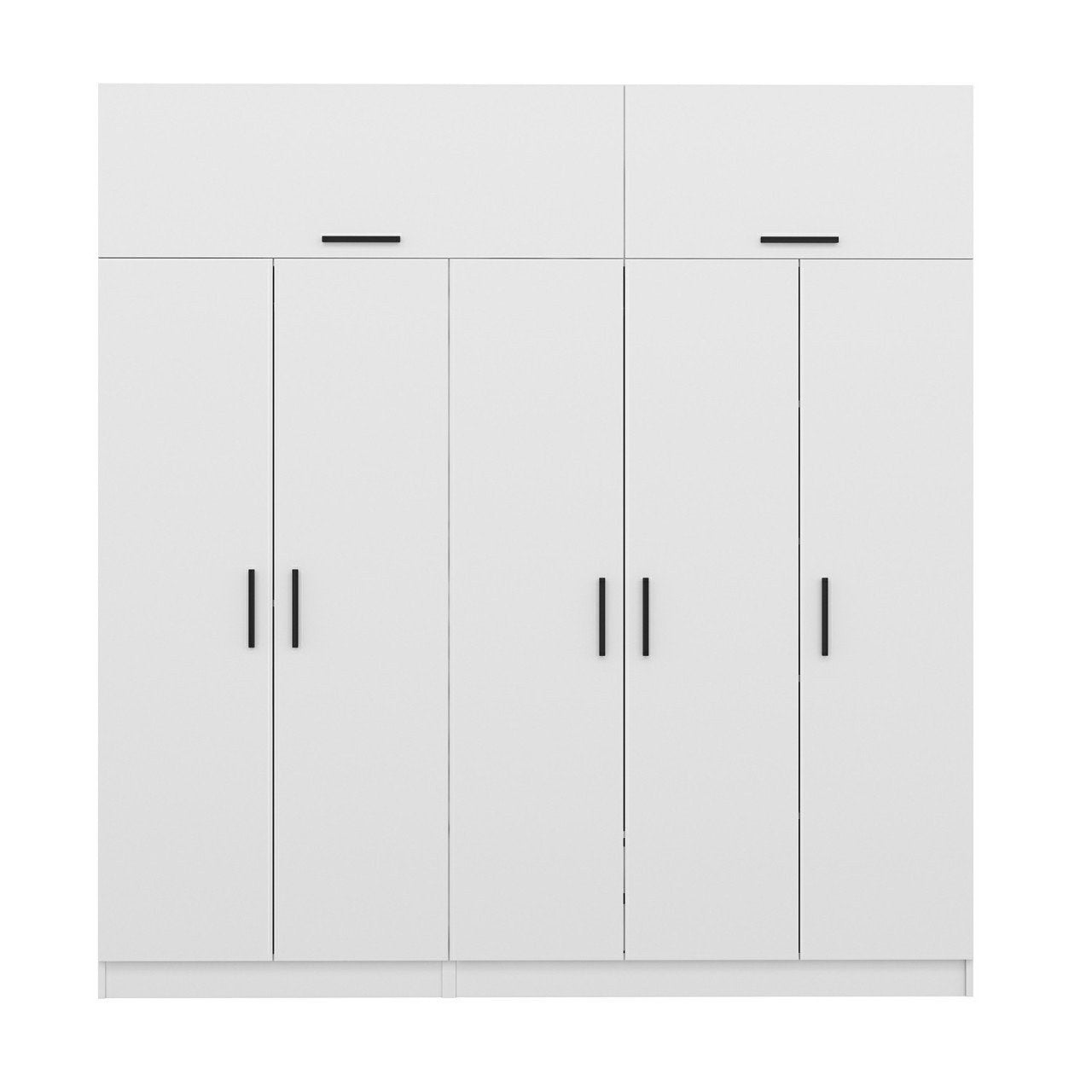 Ντουλάπα 225x235x52 εκ Λευκό 506MNR2787