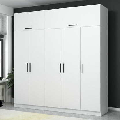 Ντουλάπα 225x255x52 εκ Λευκό 506MNR2788