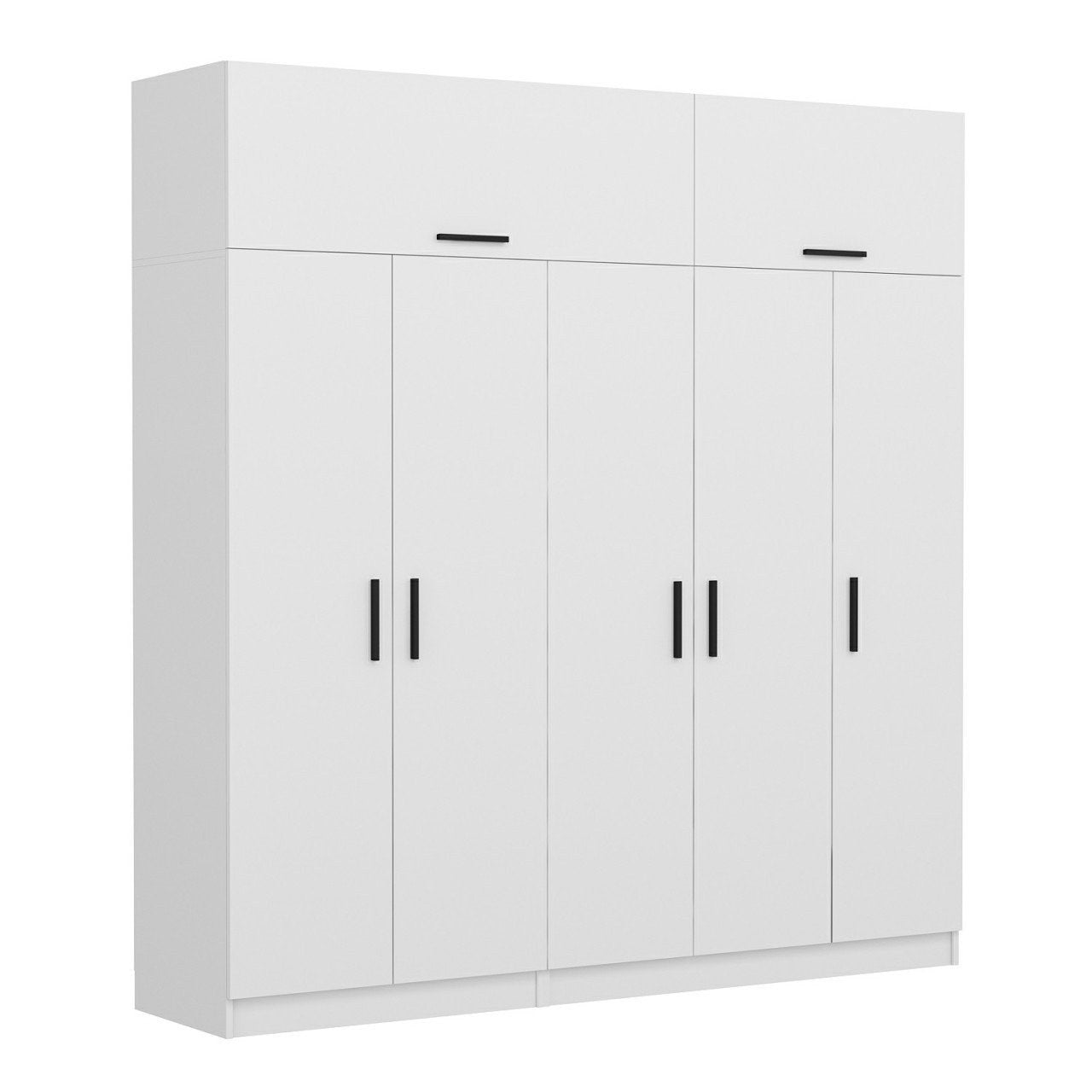 Ντουλάπα 225x255x52 εκ Λευκό 506MNR2788