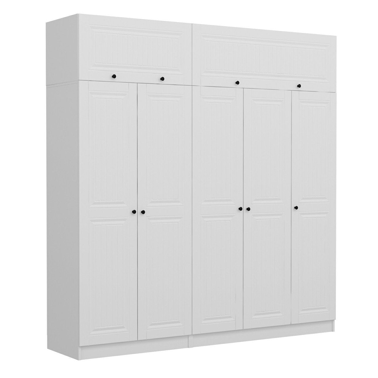Ντουλάπα 225x235x52 εκ Λευκό 506MNR2804