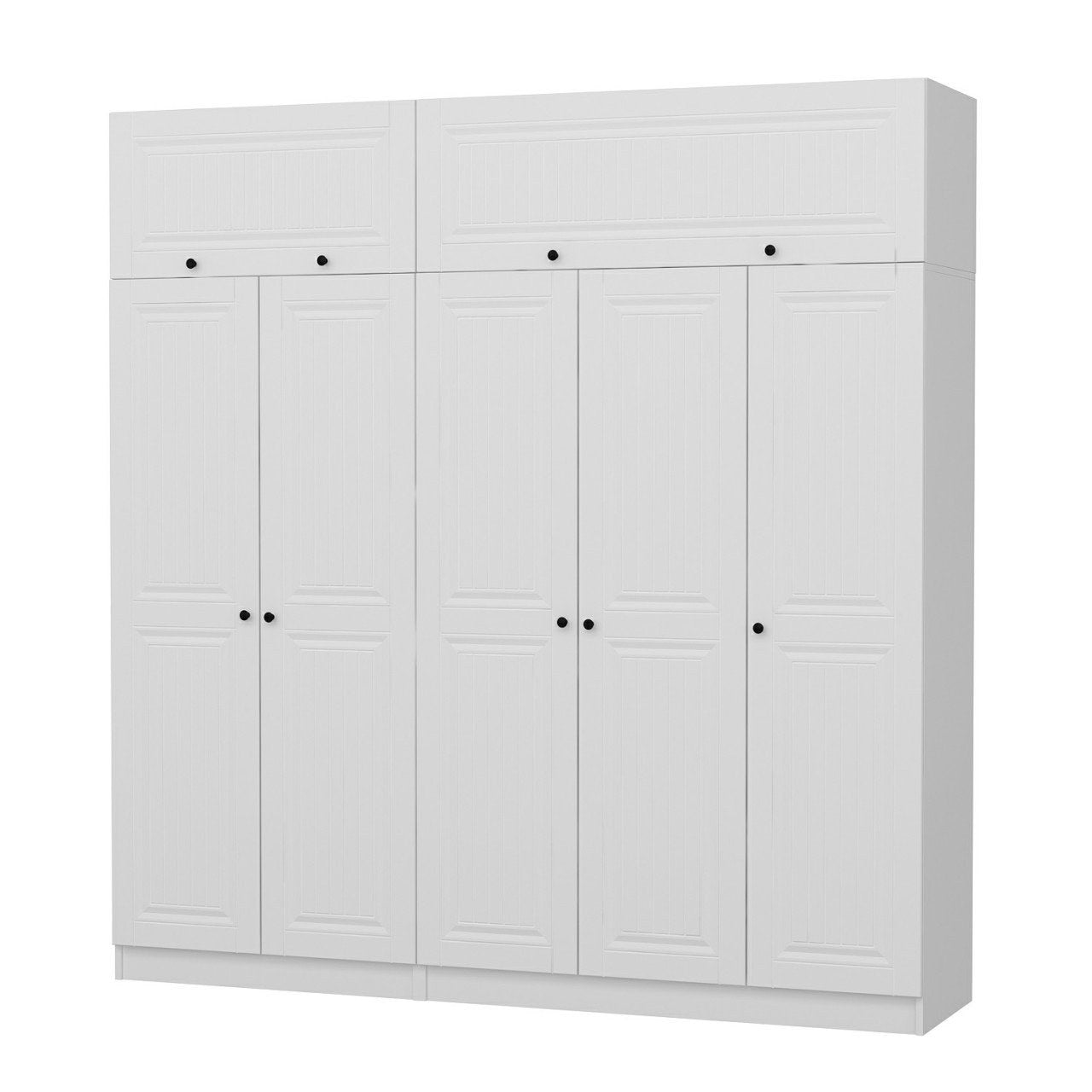Ντουλάπα 225x235x52 εκ Λευκό 506MNR2804