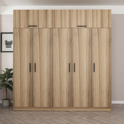 Ντουλάπα 225x255x52 εκ Dore 506MNR2807