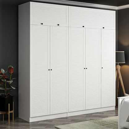 Ντουλάπα 225x190x52 εκ Λευκό 506MNR2810