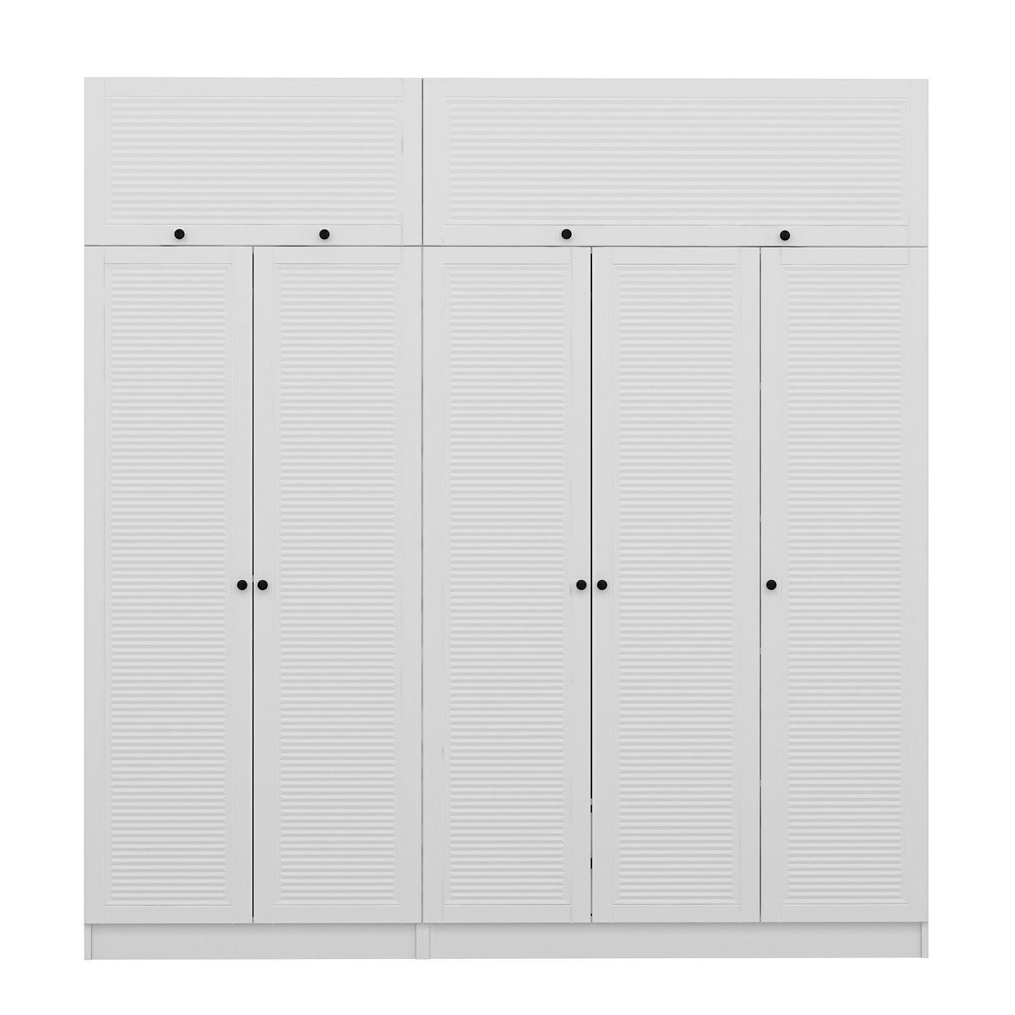 Ντουλάπα 225x210x52 εκ Λευκό 506MNR2811
