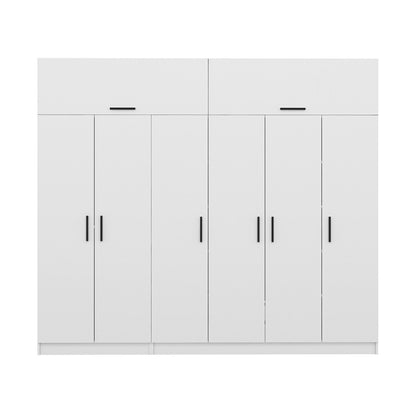 Ντουλάπα 270x235x52 εκ Λευκό 506MNR2862