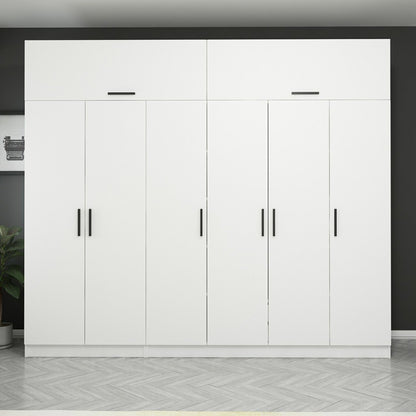 Ντουλάπα 270x255x52 εκ Λευκό 506MNR2863