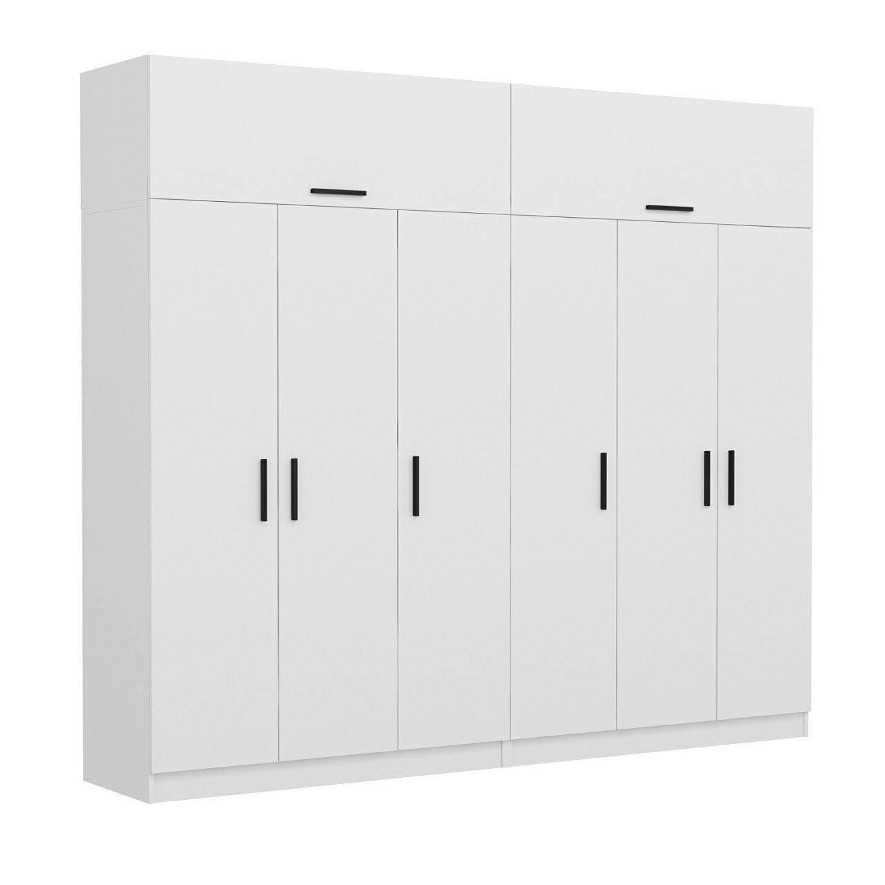 Ντουλάπα 270x235x52 εκ Λευκό 506MNR2864