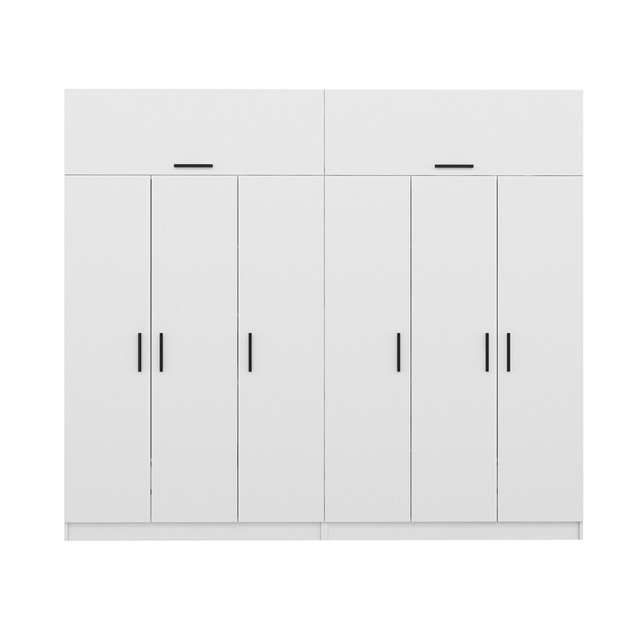 Ντουλάπα 270x235x52 εκ Λευκό 506MNR2864