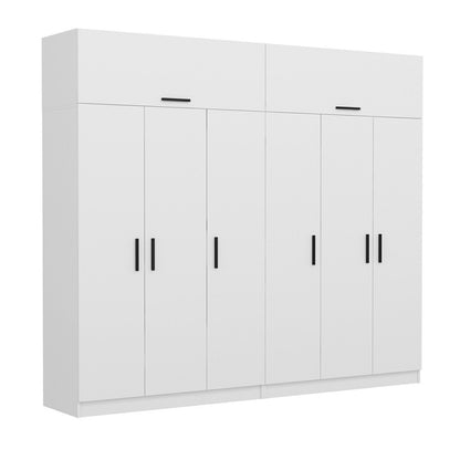 Ντουλάπα 270x255x52 εκ Λευκό 506MNR2865