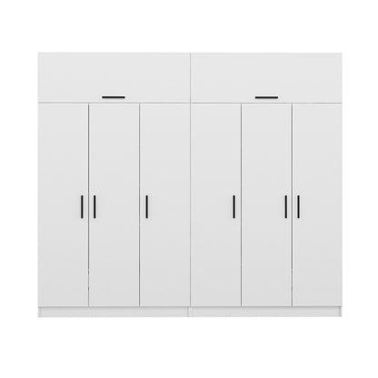 Ντουλάπα 270x255x52 εκ Λευκό 506MNR2865