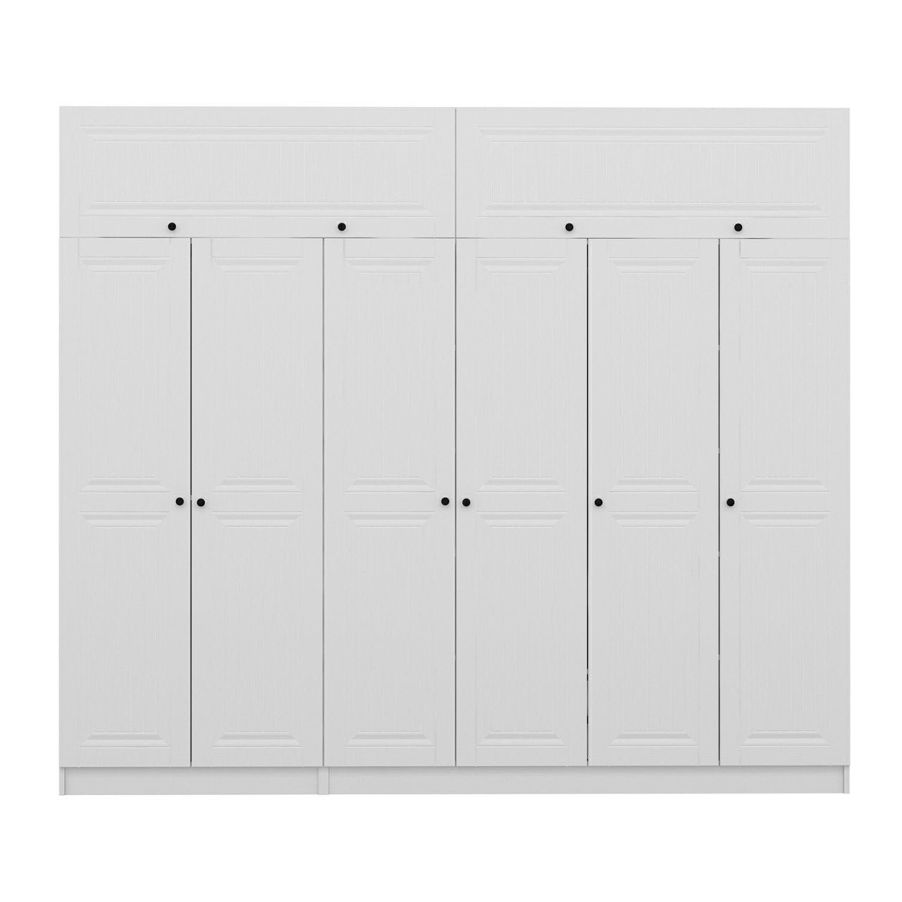 Ντουλάπα 270x235x52 εκ Λευκό 506MNR2889