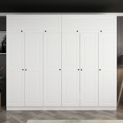 Ντουλάπα 270x255x52 εκ Λευκό 506MNR2890
