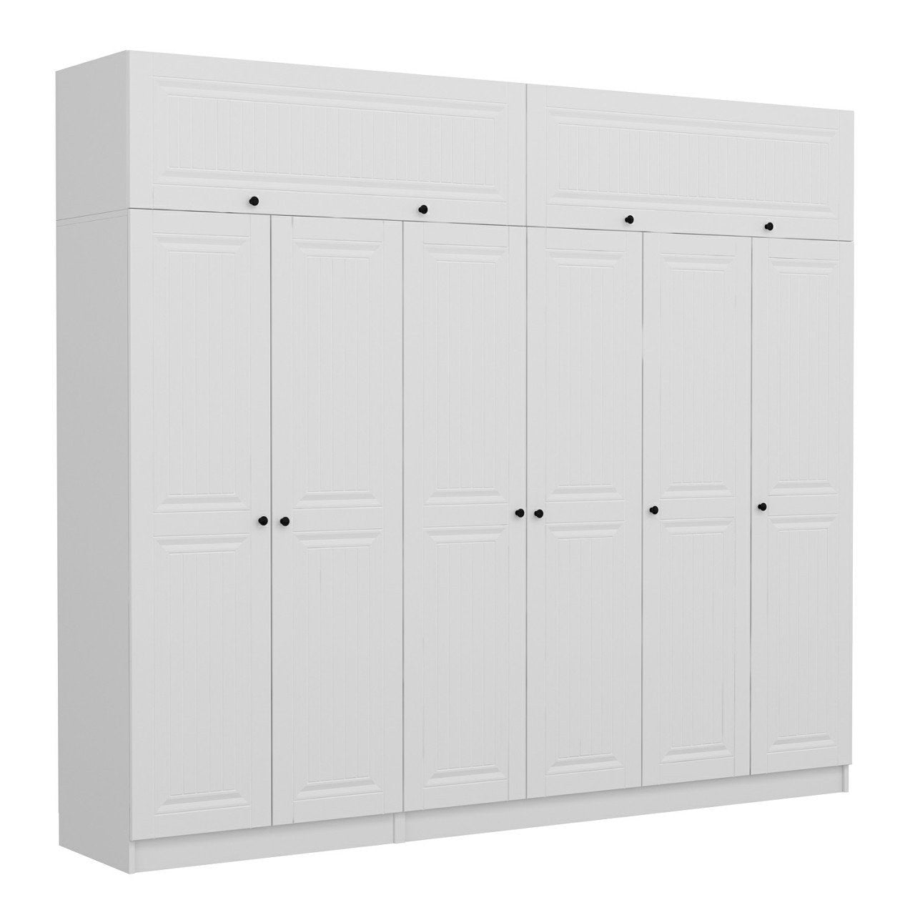 Ντουλάπα 270x255x52 εκ Λευκό 506MNR2890