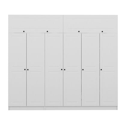 Ντουλάπα 270x255x52 εκ Λευκό 506MNR2890