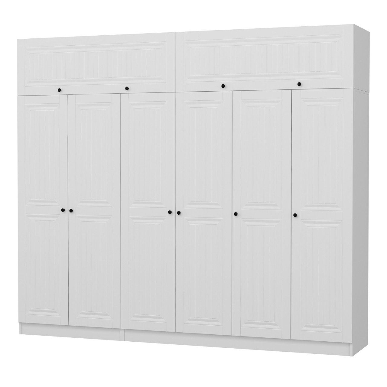 Ντουλάπα 270x255x52 εκ Λευκό 506MNR2890