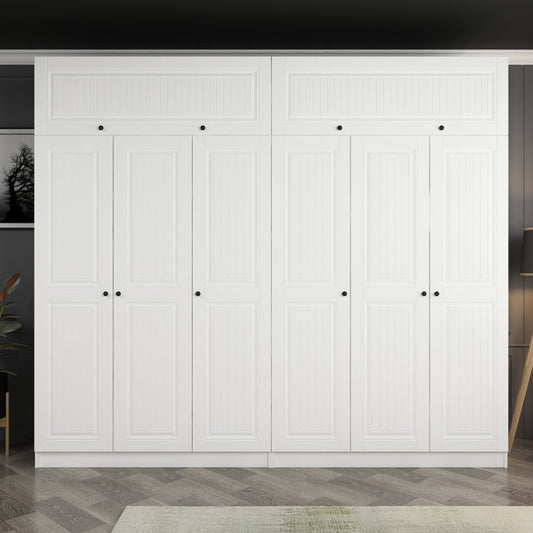 Ντουλάπα 270x235x52 εκ Λευκό 506MNR2891