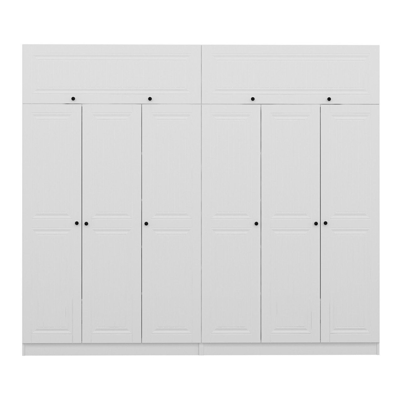 Ντουλάπα 270x255x52 εκ Λευκό 506MNR2892