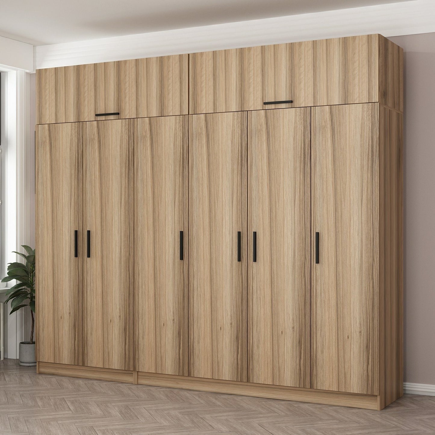 Ντουλάπα 270x235x52 εκ Dore 506MNR2893