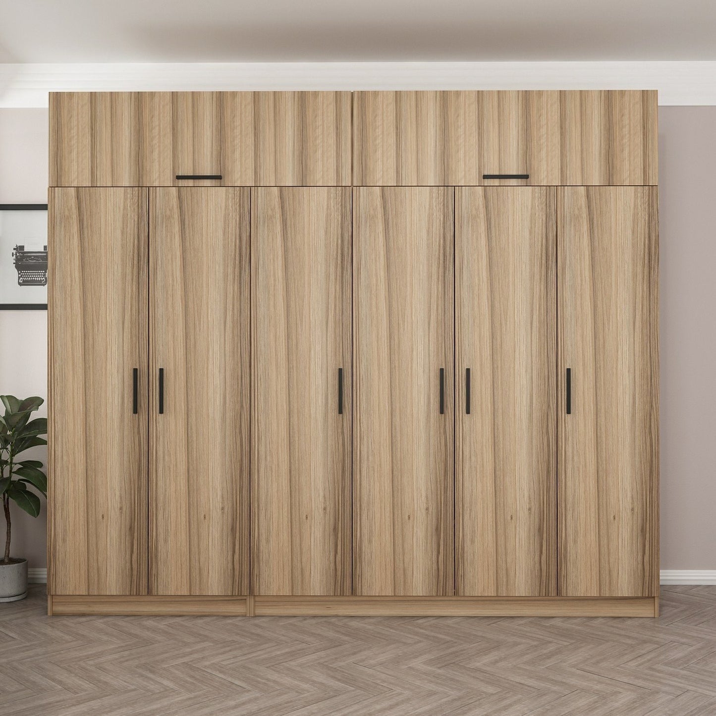 Ντουλάπα 270x255x52 εκ Dore 506MNR2894