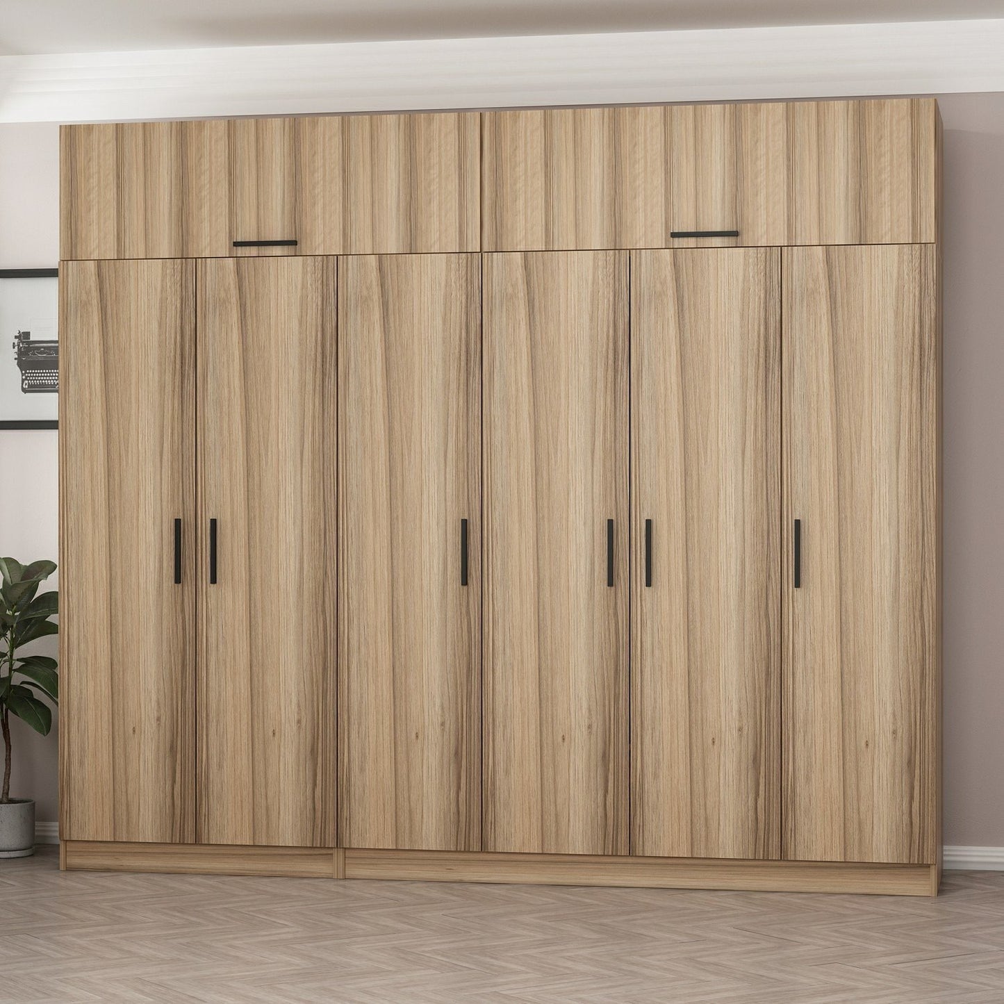 Ντουλάπα 270x255x52 εκ Dore 506MNR2894