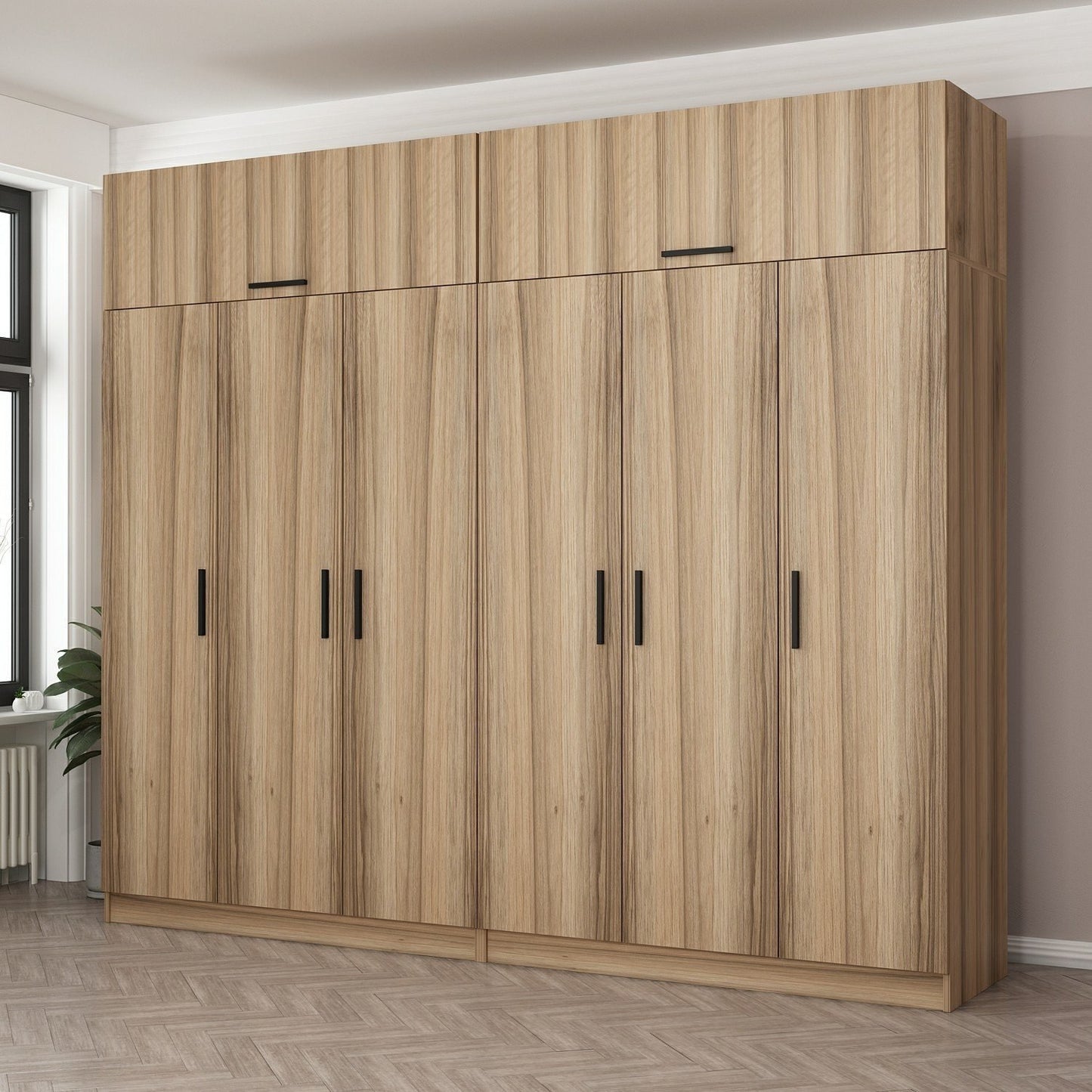 Ντουλάπα 270x255x52 εκ Dore 506MNR2898
