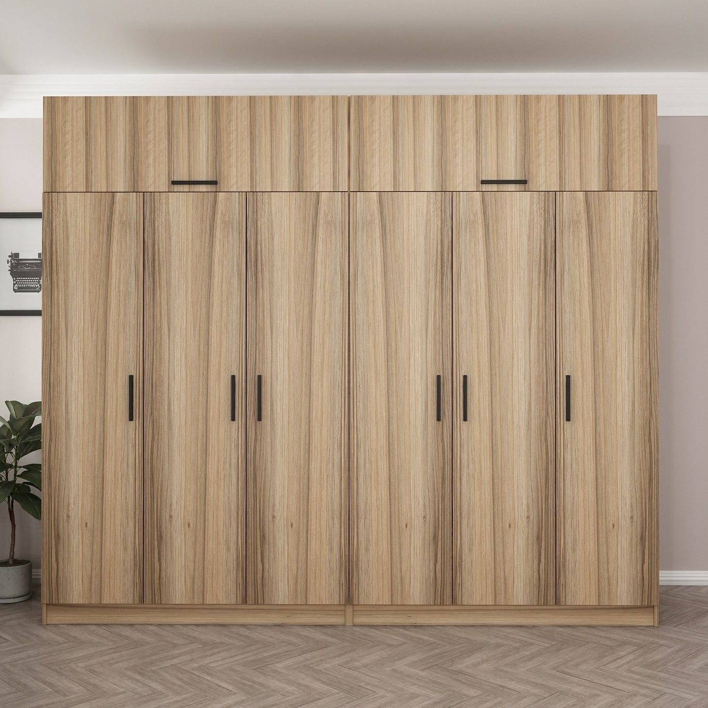Ντουλάπα 270x255x52 εκ Dore 506MNR2898