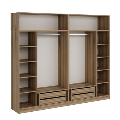 Ντουλάπα 270x255x52 εκ Dore 506MNR2898