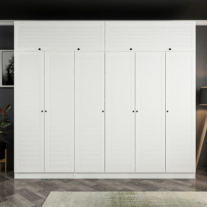 Ντουλάπα 270x190x52 εκ Λευκό 506MNR2902