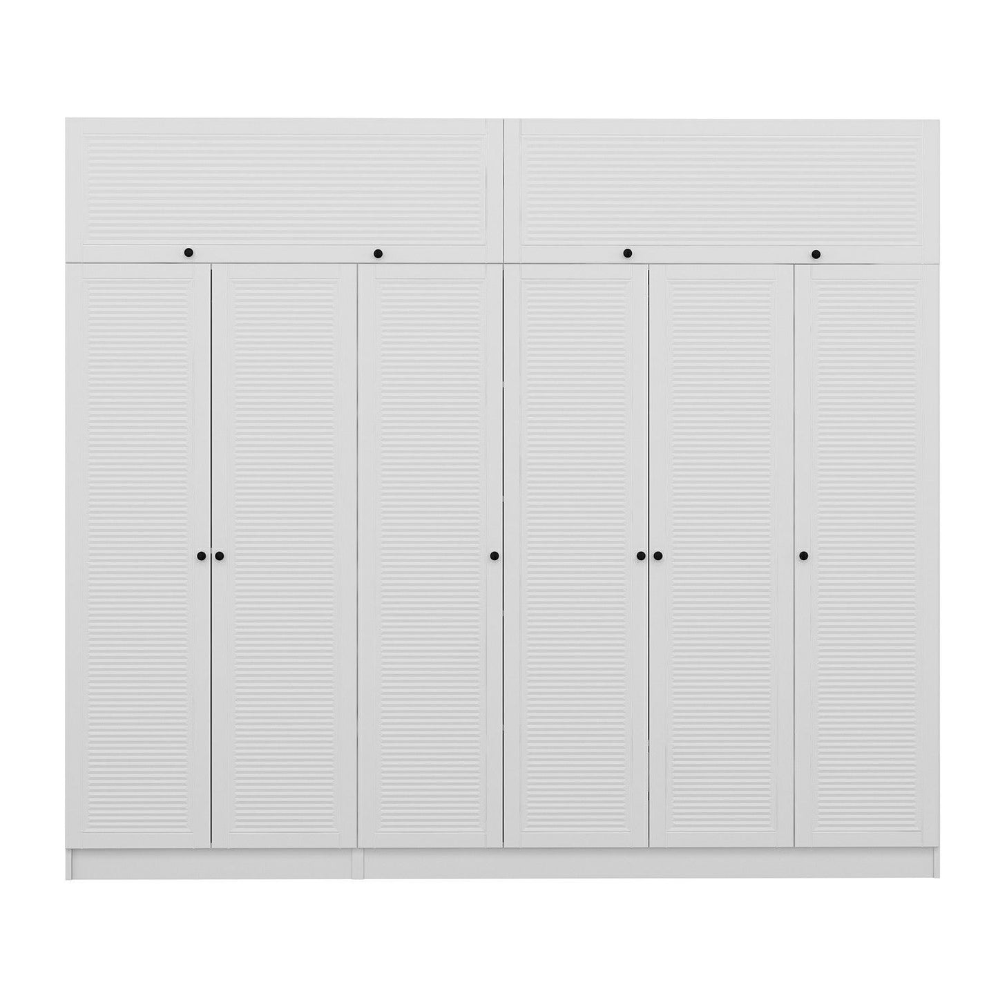 Ντουλάπα 270x190x52 εκ Λευκό 506MNR2902