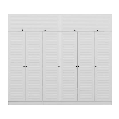 Ντουλάπα 270x190x52 εκ Λευκό 506MNR2902