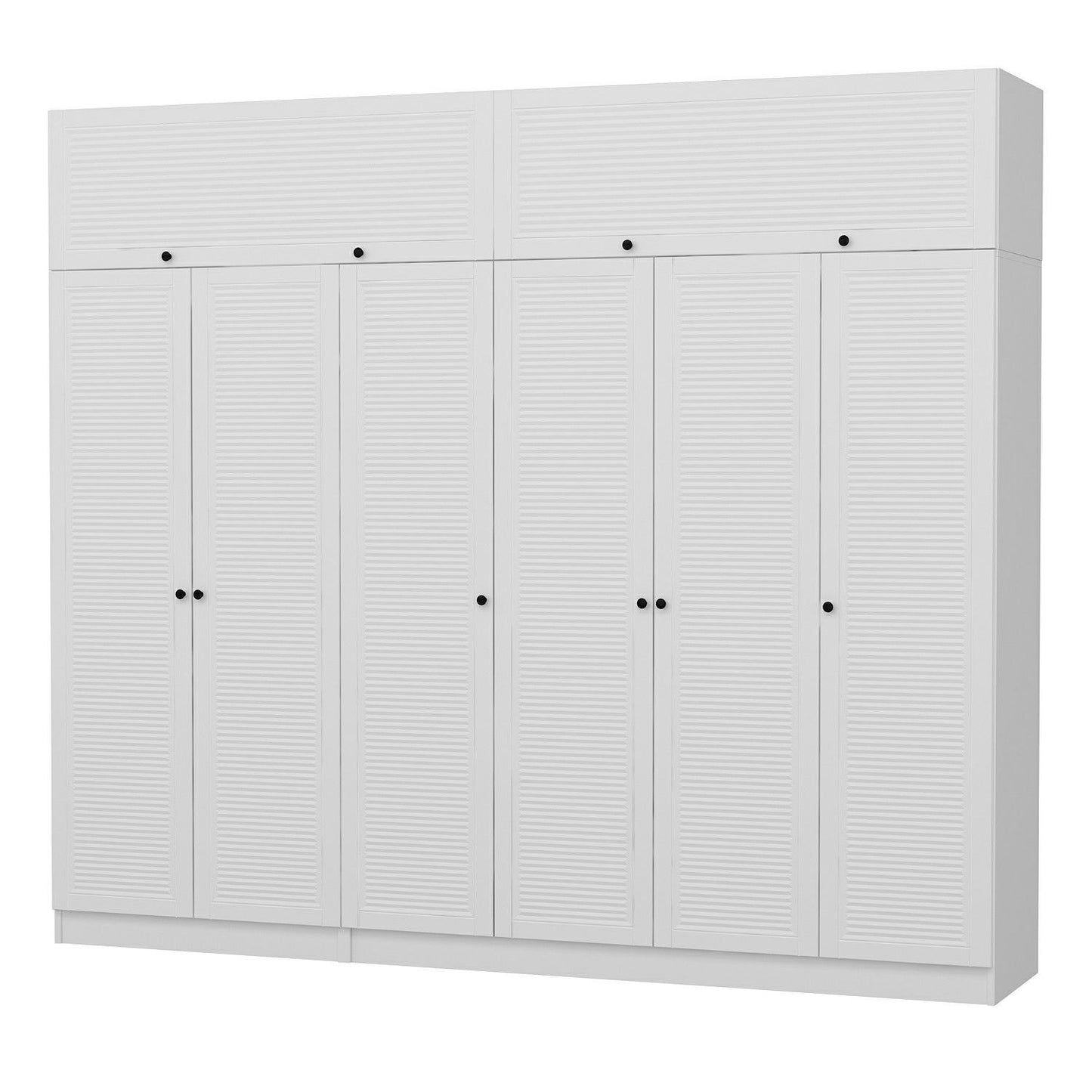 Ντουλάπα 270x190x52 εκ Λευκό 506MNR2902